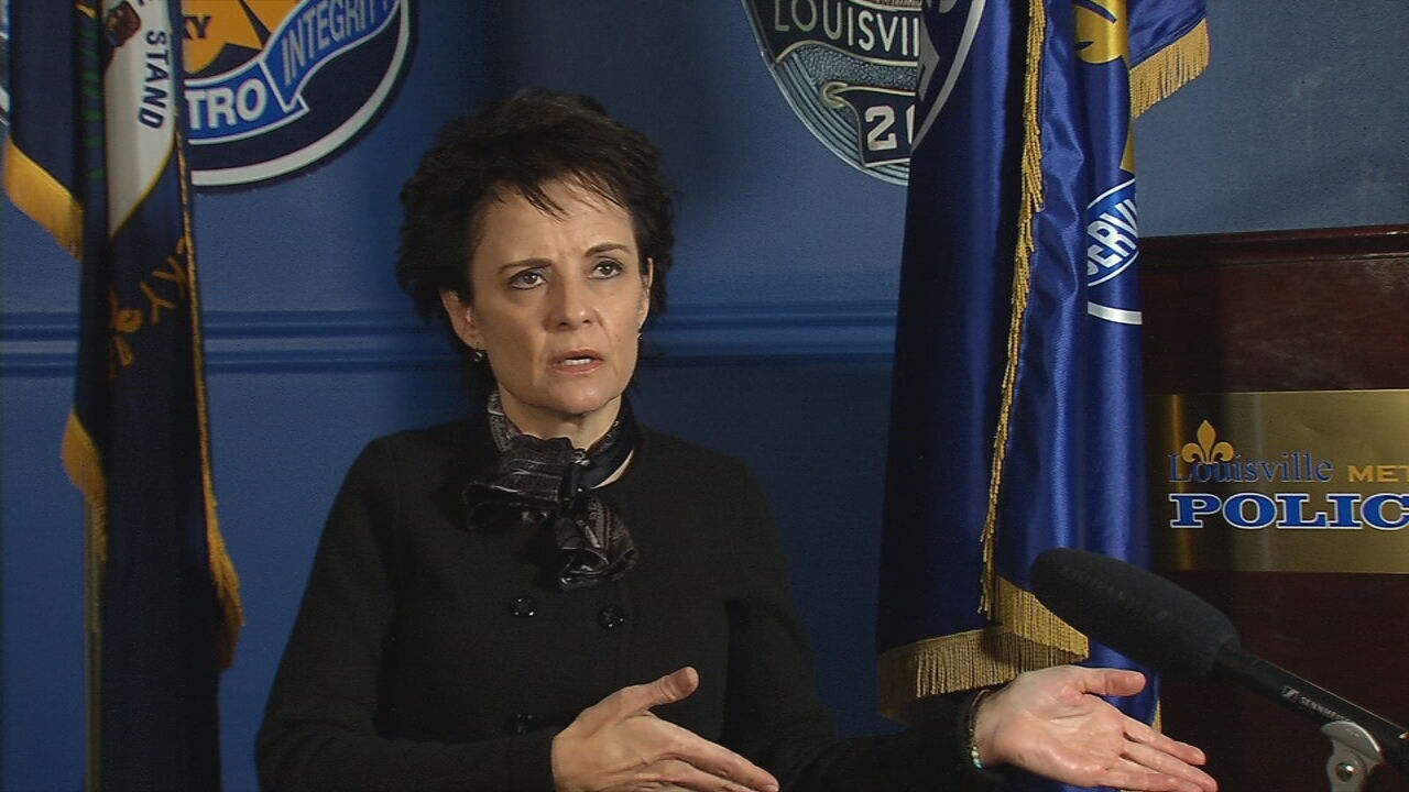Louisville Metro Police Department (LMPD) Chief Erika Shields